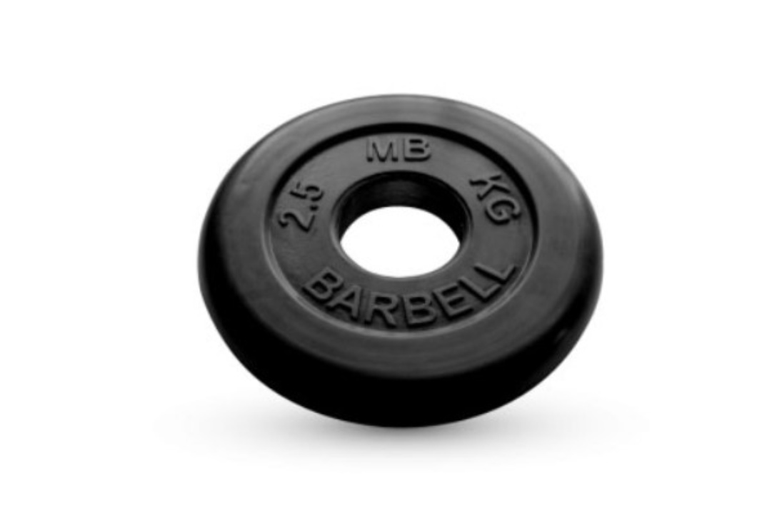 51 мм. Диск MB Barbell стандарт MB-pltb51 2.5 кг. МБ Барбелл. CNNT PLTB 2.5. 5 Кг черный металл стом=имоь.