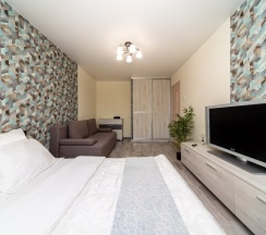 Апартаменты c 1 комнатой с красивым видом из окна в Апартаменты Однокомнатные рядом с рестораном Друзья