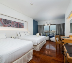 Двухместный номер Palm Wing Deluxe с видом на море 2 отдельные кровати в Jomtien Palm Beach Hotel And Resort