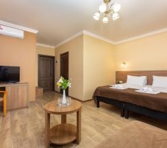 Двух местный Стандарт с 2 доп.местом с балконом в Brown hotel