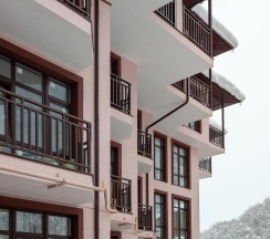 1-комнатные апартаменты студия в Deluxe apartments