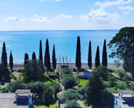 Двухместный номер Superior с балконом и с красивым видом из окна 2 отдельные кровати в Псоу