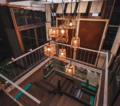 Кровать в общем номере в Nivas Siam Hostel