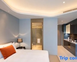 Двухместный номер Standard с видом на сад (двуспальная кровать) в Oakwood Apartments Sanya