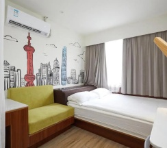 Двухместный номер No Window (двуспальная кровать) в Meego Qingwen Hotel