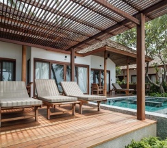 Вилла with Private Pool с 2 комнатами рядом с пляжем в Banana Fan Sea Resort