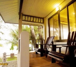 Двухместный номер Deluxe с видом на море двуспальная кровать в Lamai Inn 99 Bungalows