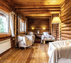 Double Room двумя односталными кроватями в Альпийское эхо