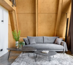 Дом древесный люкс с банным чаном №6. Первая линия. Можно с собаками в Трофимов Берег