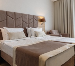 "Стандарт +"Стандартный трехместный номер с 2 отдельными кроватями и дополнительным местом в Диона