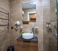 Трёхместный номер Эконом-класса без окна Цокольный этаж в Астра де Роза