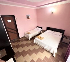 Трехместный номер с балконом в Guest house city center