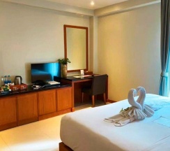 Двухместное шале Seaside Wing Deluxe двуспальная кровать в Kacha Resort and Spa Koh Chang