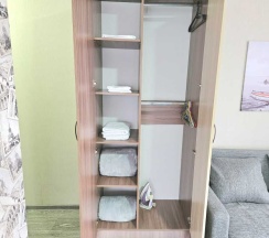 Двухместная студия Classic с красивым видом из окна двуспальная кровать в Барсук