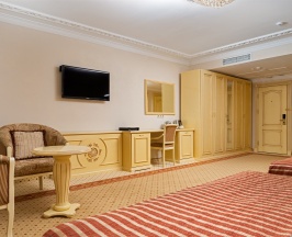Номер первой категории СУПЕРИОР ТВИН (вид на стену) в Rimar Hotel Krasnodar