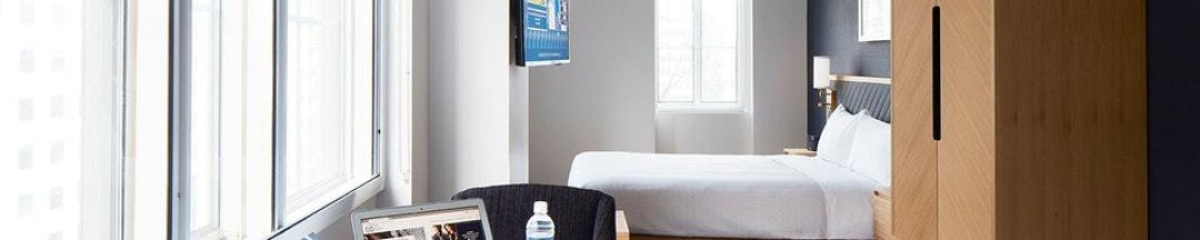 Двухместная студия-апартаменты Deluxe двуспальная кровать в Club Quarters Hotel in Washington DC