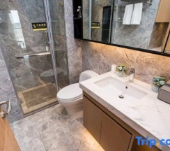 Люкс Deluxe с 2 комнатами с балконом в Yidiandian Hotel Apartment (Shenzhen International Convention And Exhibition Center)