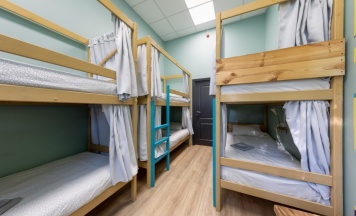 №11 Бирюзовая (Общая комната на 6 человек) в Дип Слип