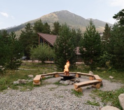 Шале с террасой Grand в Skazka Lodge