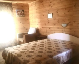 Двухместная студия с красивым видом из окна двуспальная кровать в Велия