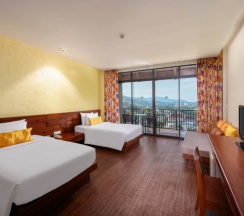 Двухместный номер Superior с видом на море 2 отдельные кровати в Karon Phunaka Resort