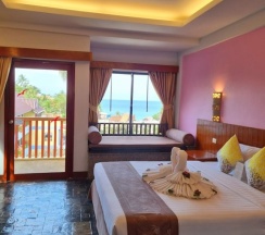 Номер Deluxe с балконом и с видом на море в Karona Resort & Spa