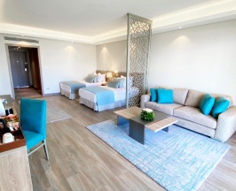 Двухместный люкс с видом на море 2 отдельные кровати в Rixos Premium Magawish Suites and Villas