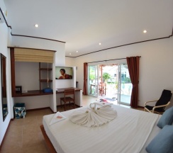 Двухместное бунгало Deluxe двуспальная кровать в Vivi Bungalows Resort