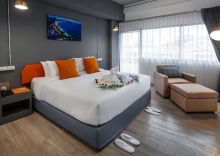 Двухместный номер Deluxe с видом на море двуспальная кровать в 7 Days Premium Hotel Pattaya (SHA Extra Plus)