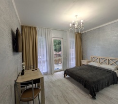 Двухместный Люкс на 3-ем этаже с балконом и видом на море в Агава