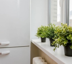 Апартаменты с балконом и с видом на город в Апартаменты Enchant