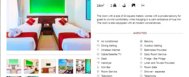 Двухместный номер Deluxe с красивым видом из окна 2 отдельные кровати в Kiang Haad Beach Hua Hin