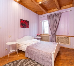 Двухместная студия (Корпус 1) двуспальная кровать в Ателика Улиткино