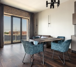Lux апартамент для 5-х гостей с видом на реку в Sv Loft Apart