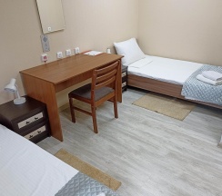 Номер стандарт с 2 односпальными кроватями в Smart Hotel KDO Тюмень
