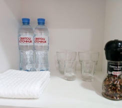 2-местный 1-комнатный номер студия стандарт с 1 двуспальной кроватью в Апарт-отель