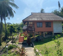 Двухместное бунгало с видом на море двуспальная кровать в Kinnaree Resort Koh Kood