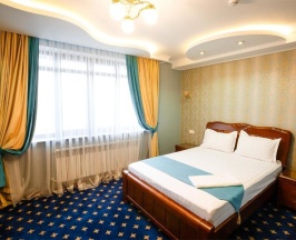 Двухместный полулюкс двуспальная кровать в Salut Hotel Almaty