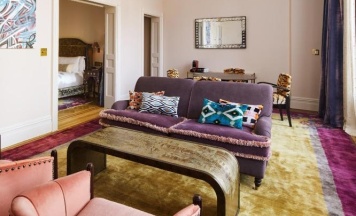 Двухместные Chelsea лофт Grand двуспальная кровать в The Hotel Chelsea