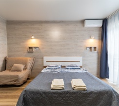 Трехместный номер Стандарт с Двуспальной кроватью и Доп. местом в Домус.море