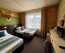 Стандартный двухместный номер в BaikalWood Hotel&SPA