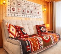 Двухкомнатный улучшенный стандарт с видом на горы | без балкона | 2 этаж в Hayat Haus