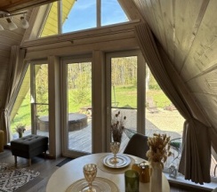 Участок с домиком "Репа" А-фрейм категории стандарт в Ланьдиво