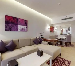 Люкс Prestige с 2 комнатами с видом на город в Mercure Barsha Heights