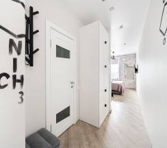 Grey - 2х местные апартаменты-студия у Ботанического сада (13 этаж) в Smart Lofts Moscow