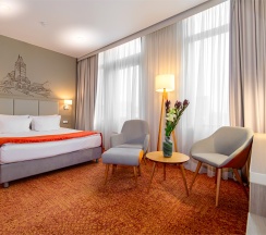 Стандартный номер с видом на реку и 1 большой кроватью в Holiday Inn Kaliningrad