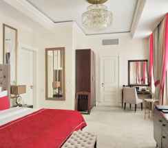 Делюкс с видом в атриум с 1 двуспальной кроватью в Wawelberg Hotel St.Petersburg