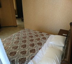 Люкс с балконом и с видом на море в Гега