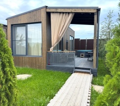 Сканди №11 "Вода" (оснащение дома, стоимость купели и бани см. Подробнее) в Dacha