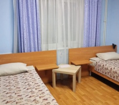 Кровать в общем номере в Zima